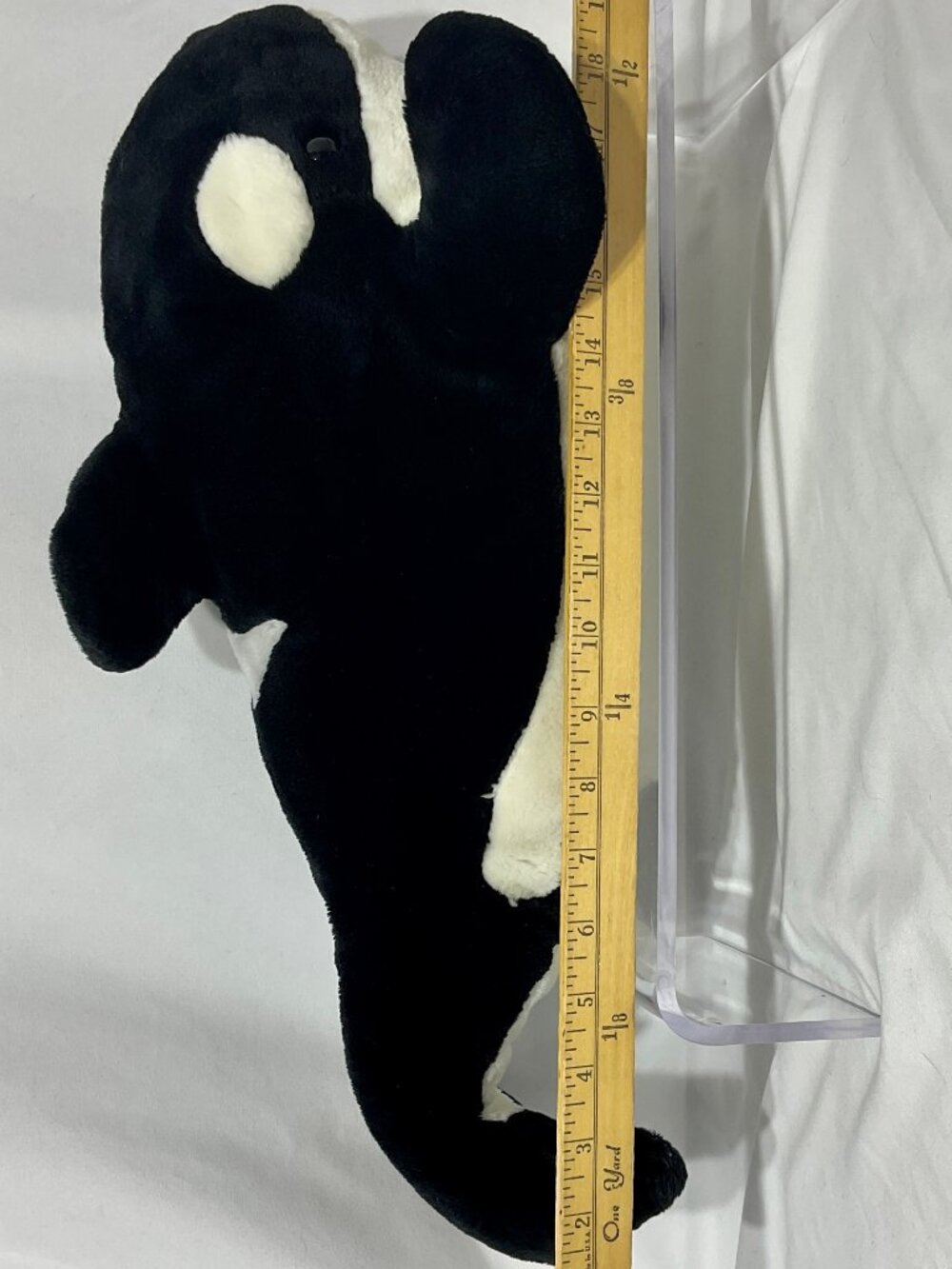 Seaworld Plush 20" Orca Killer Whale Vintage Stuffed Animal Shamu